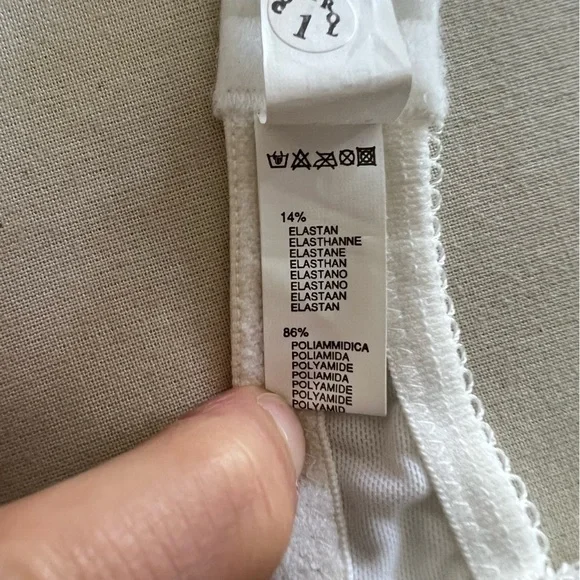 Vintage 90s Dolce & Gabbana Bra in Zebra Print w/ Logo - Picture 13 of 15